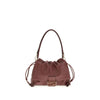Fendi Bordeaux Calf Leather Bos Taurus Shoulder Bag Fendi