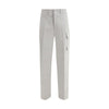 Fendi Silver Cotton Cargo Pants Fendi