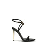 Tom Ford Black Goatskin Stiletto Heel Sandals Tom Ford