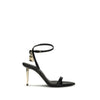 Tom Ford Black Goatskin Stiletto Heel Sandals Tom Ford
