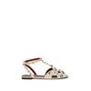 Valentino Garavani Beige Goatskin Sandals Valentino Garavani