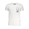 T-shirt homme Cavalli Class Bianco en coton