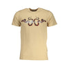 Cavalli Class Beige Cotton Men's T-Shirt
