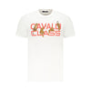 Cavalli Class Bianco Cotton Men T-Shirt