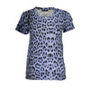 Cavalli Class Azzurro Cotton Women T-Shirt Cavalli Class