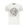 Cavalli Class Bianco Cotton Men T-Shirt