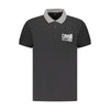 Polo homme Cavalli Class en coton noir