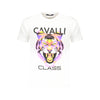 T-shirt homme Cavalli Class Bianco en coton