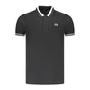 Polo homme Cavalli Class en coton noir