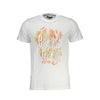 T-shirt homme Cavalli Class Bianco en coton
