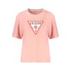 Guess Jeans Pink Organic Cotton Women T-Shirt Guess Jeans