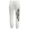 Cavalli Class Bianco Cotton Men Sport Pant Cavalli Class