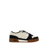 Fendi Black Calf Leather Bos Taurus Athletic Sneakers Fendi