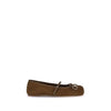 Gucci Brown Goatskin Ballet Flats Gucci