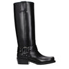 Valentino Garavani Black Leather Boots Valentino Garavani
