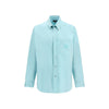 Fendi Light Blue Cotton Dress Shirt Fendi