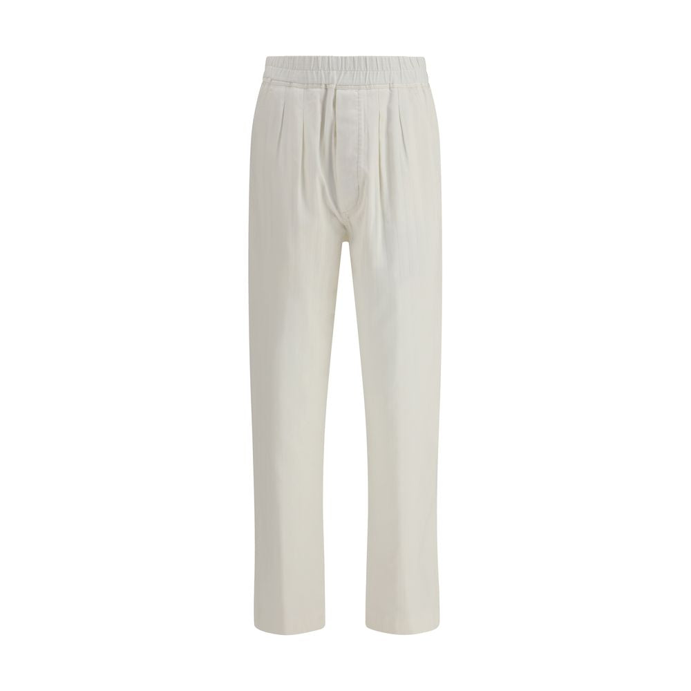 Tom Ford White Cotton Casual Pants Tom Ford
