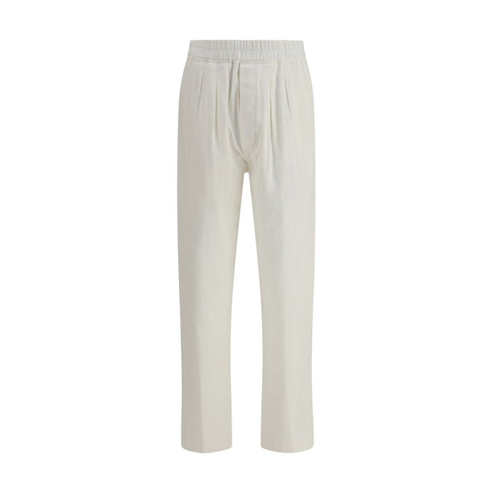 Tom Ford White Cotton Casual Pants Tom Ford