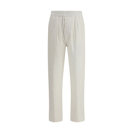 Tom Ford White Cotton Casual Pants Tom Ford