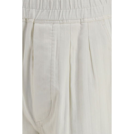 Tom Ford White Cotton Casual Pants Tom Ford