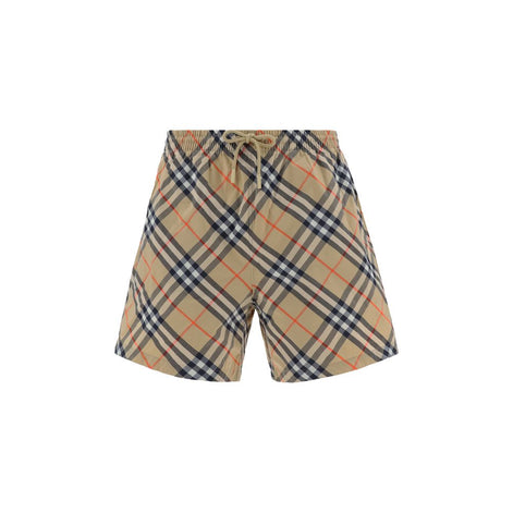 Burberry Brown Polyester Shorts Burberry