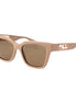 Trussardi Beige Acetate Sunglasses Trussardi