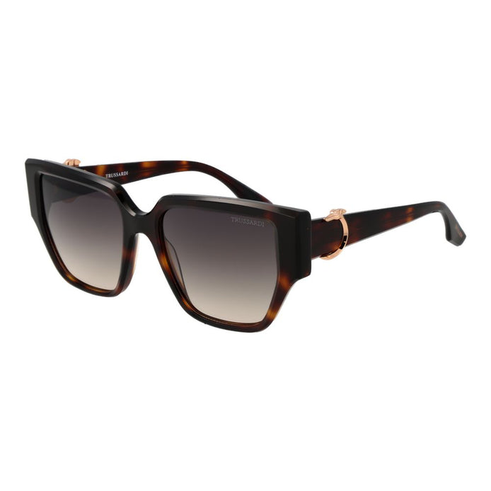 Trussardi Brown Acetate Sunglasses Trussardi