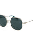 Trussardi Silver Metal Sunglasses Trussardi