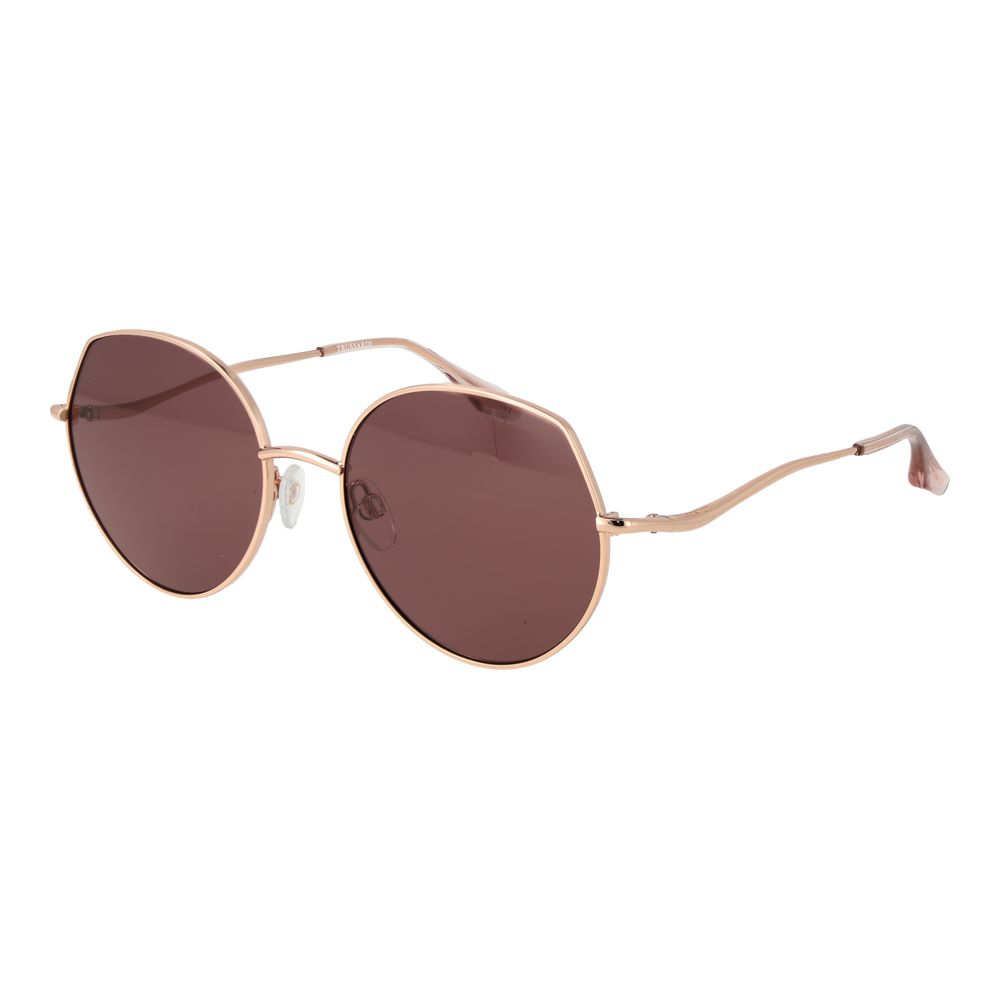 Trussardi Gold Metal Sunglasses Trussardi