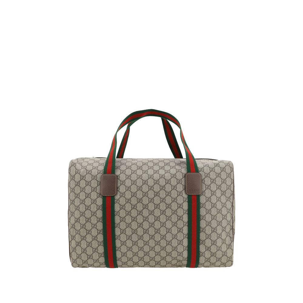 Gucci Brown Cotton Luggage And Travel Gucci