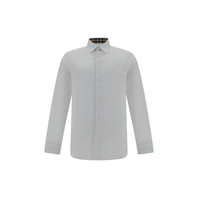 Burberry White Cotton Dress Shirt Burberry