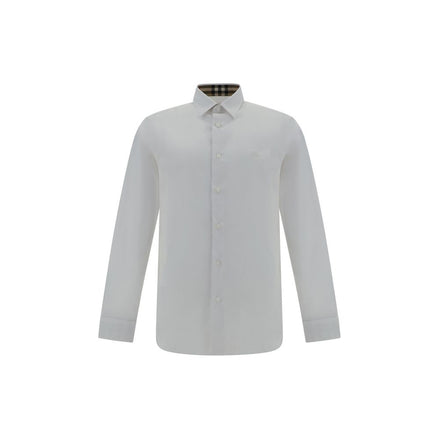Burberry White Cotton Dress Shirt Burberry