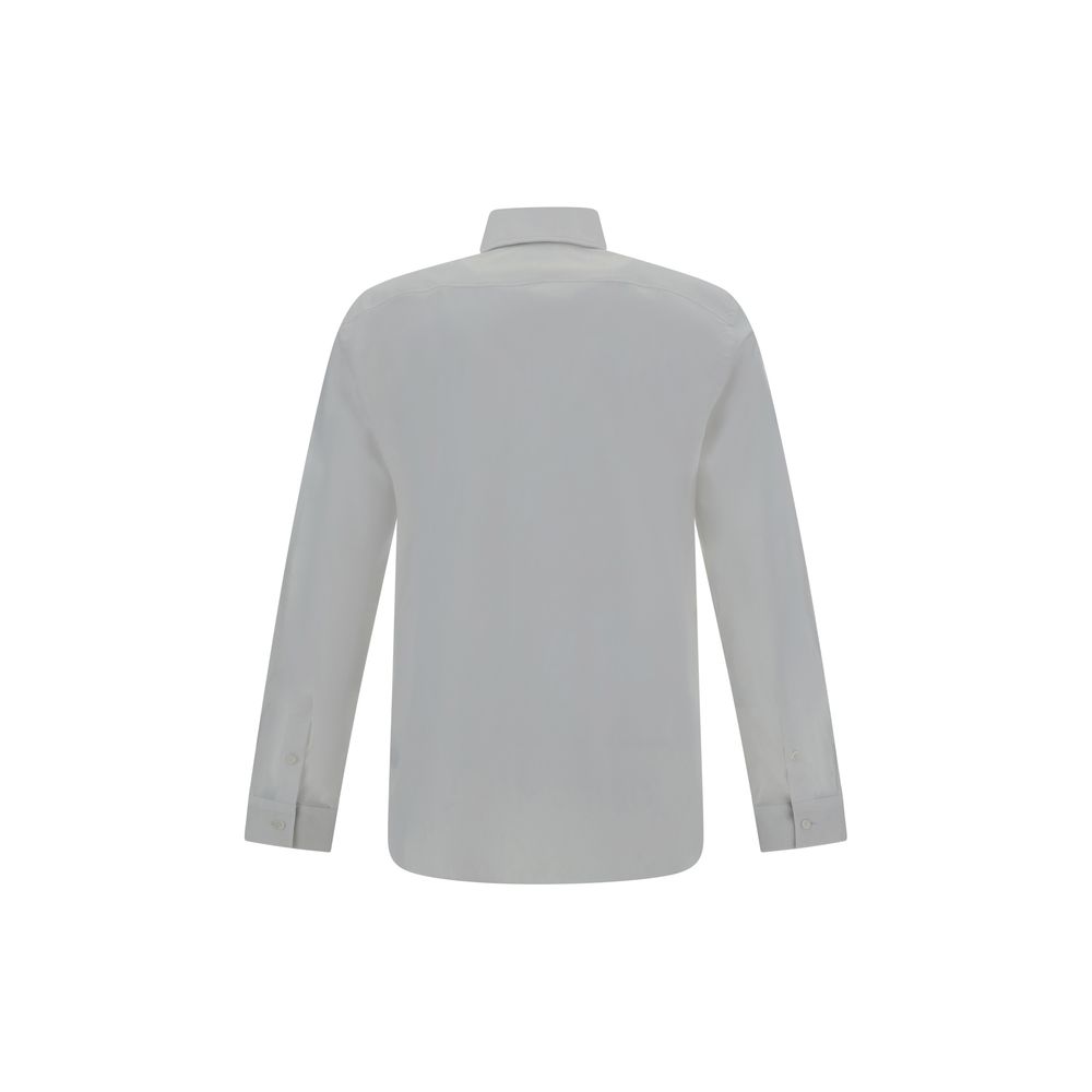 Burberry White Cotton Dress Shirt Burberry