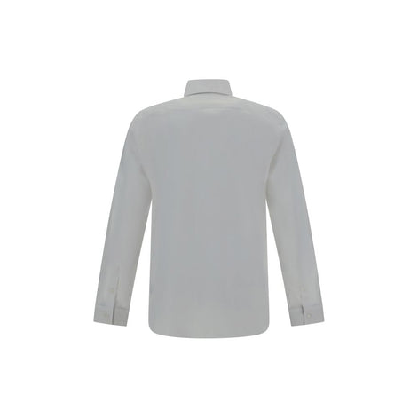 Burberry White Cotton Dress Shirt Burberry