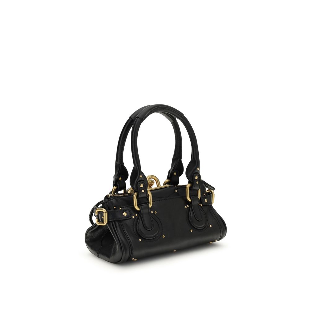 Chloé Black Calf Leather Bos Taurus Shoulder Bag Chloé