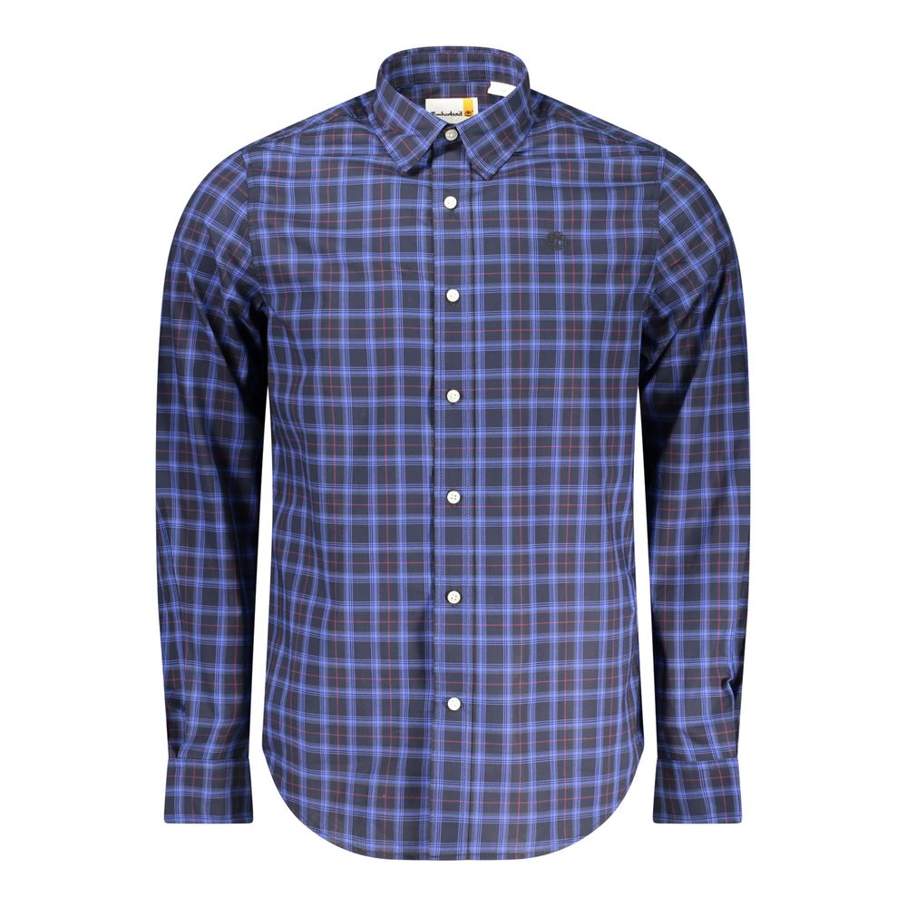 Timberland Blu Cotton Men Shirt Timberland