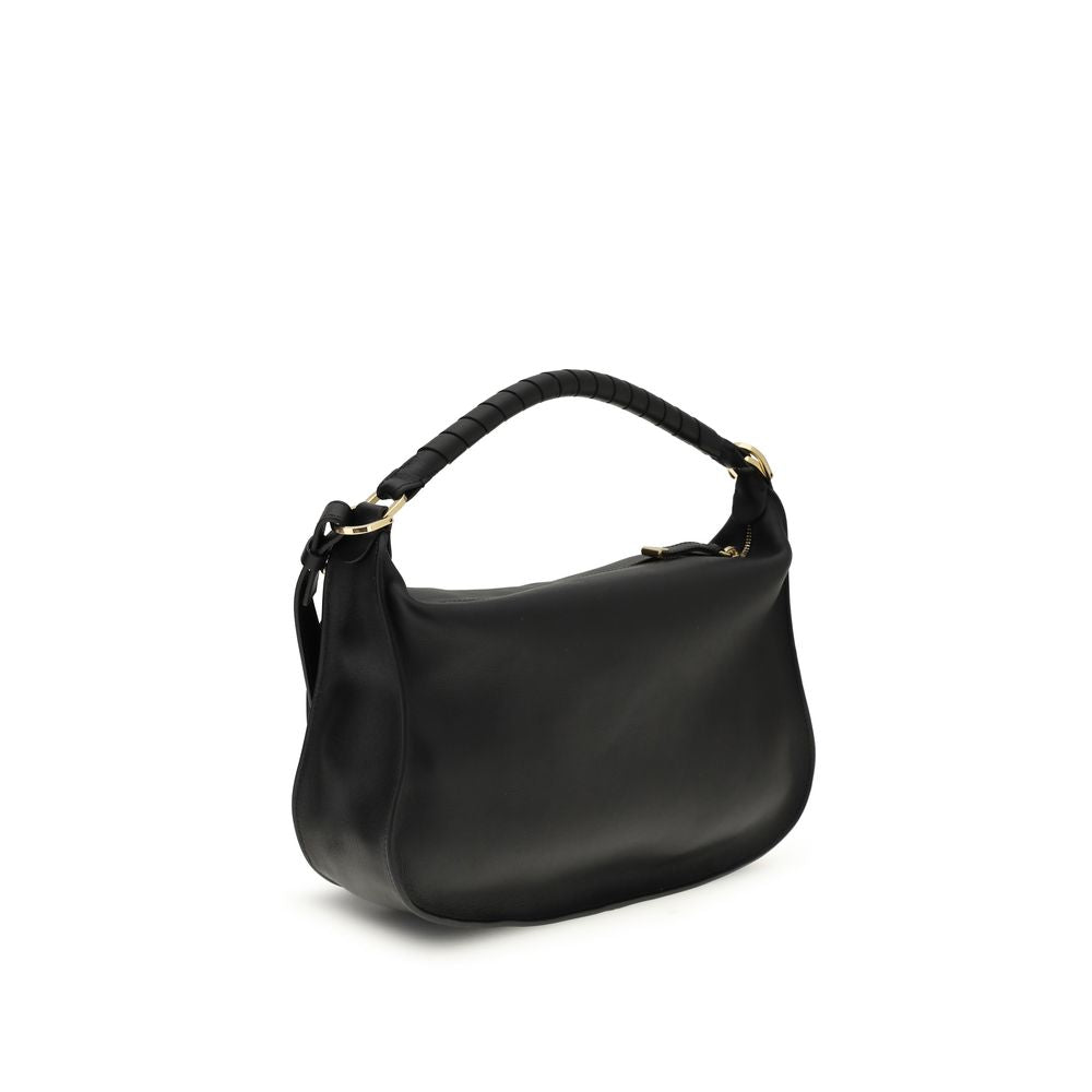Chloé Black Calf Leather Bos Taurus Shoulder Bag Chloé