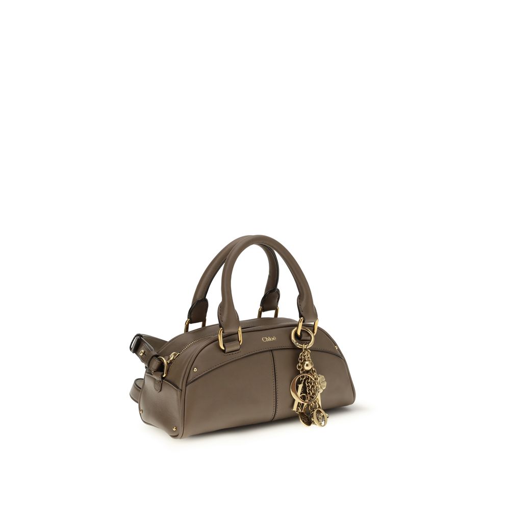 Chloé Gray Calf Leather Bos Taurus Shoulder Bag Chloé