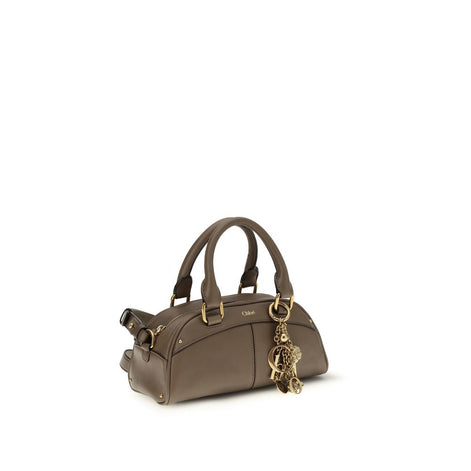 Chloé Gray Calf Leather Bos Taurus Shoulder Bag Chloé