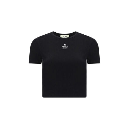 Fendi Black Cotton Top Fendi