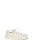 Balmain White Calf Leather Bos Taurus Low Top Sneakers Balmain