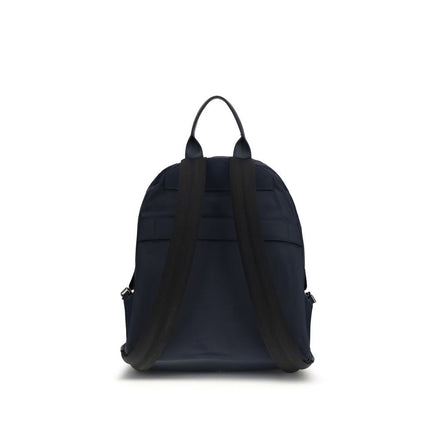 Kiton Blue Fabric Backpack Kiton