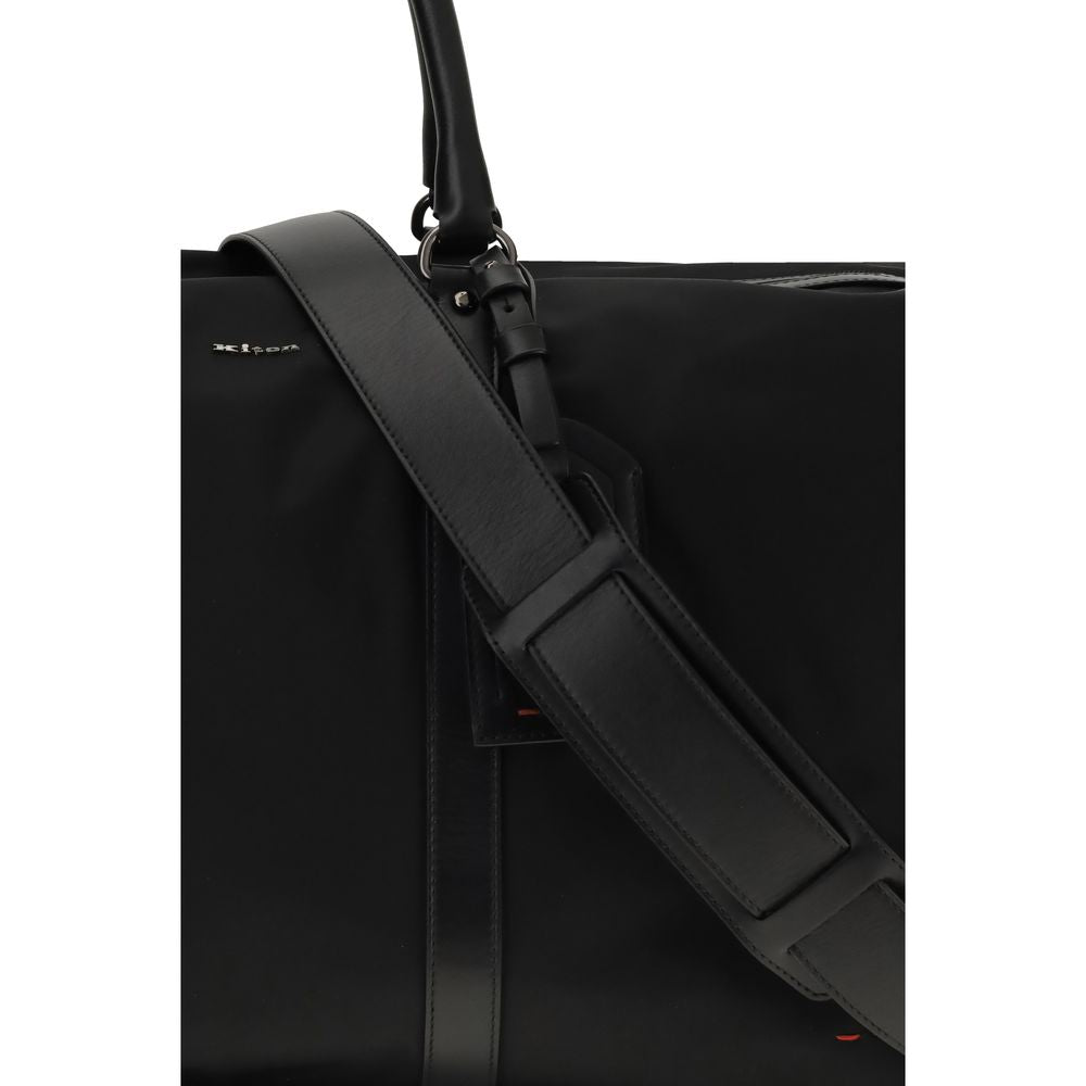 Kiton Black Nylon Luggage And Travel Kiton