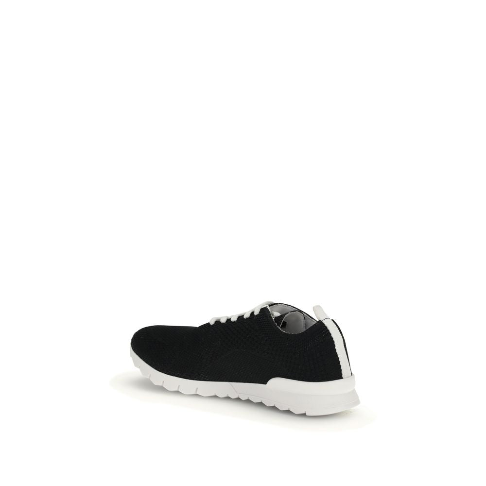 Kiton Black Rubber Athletic Sneakers Kiton