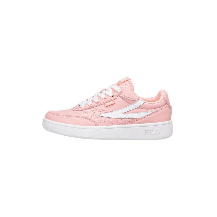 Fila Pink Leather Low Top Sneakers Fila