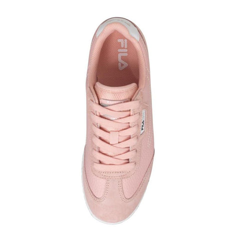 Fila Pink Leather Low Top Sneakers Fila