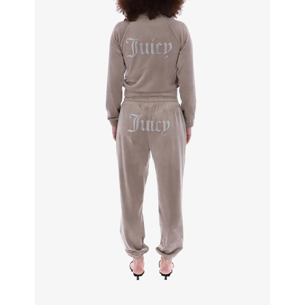 Juicy Couture Brown Polyester Sweatshirt Juicy Couture