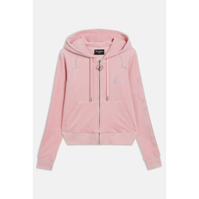 Juicy Couture Pink Polyester Sweatshirt Juicy Couture