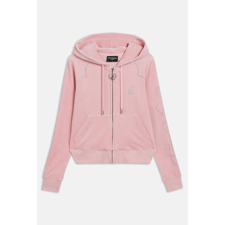 Juicy Couture Pink Polyester Sweatshirt Juicy Couture