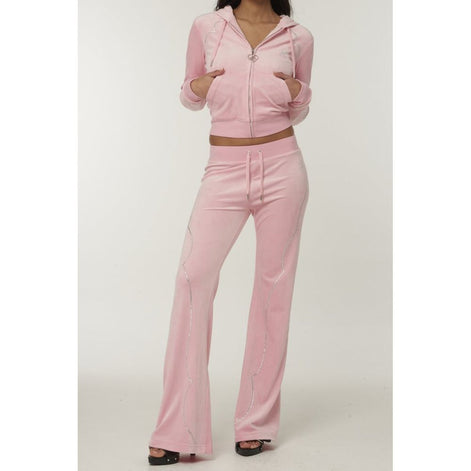 Juicy Couture Pink Polyester Sweatshirt Juicy Couture